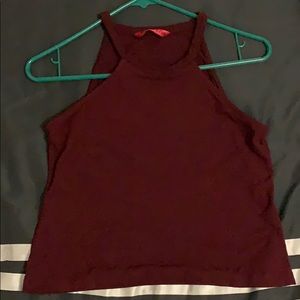 Red tank crop top - Hot Kiss